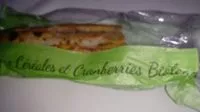Mängden socker i Pain céréales et cranberries