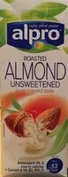 Mängden socker i Roasted Almond Unsweetened