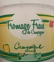 Mängden socker i Fromage frais de campagne