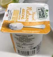 Plain yogurt with sugar