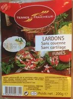 Mängden socker i Lardons