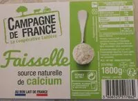 Mängden socker i Faisselle