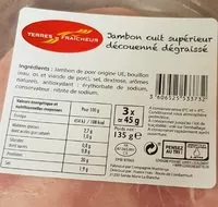 Mängden socker i Jambon cuit supérieur DD