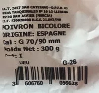 Mängden socker i Poivron Bicolore