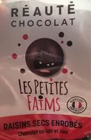 Mängden socker i Raisins secs enrobés