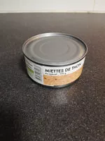 Mängden socker i Miettes de thon