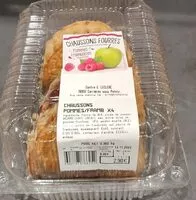 Mängden socker i Chaussons pommes framboise