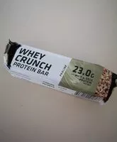 Mängden socker i Whey crunch protein bar praline