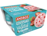 Mängden socker i gourmand et végétal au lait de coco brassé fraise