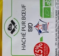 Mängden socker i Haché pur bœuf  bio