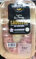 Mängden socker i Saucisse de couenne
