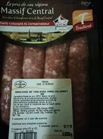 Mängden socker i Saucisse de toulouse sans colorant