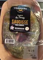 Mängden socker i Saucisse aux choux