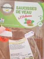 Mängden socker i Saucisses de veau à l'italienne