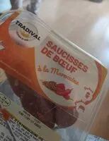 Mängden socker i Saucisses de boeuf à la marocaine