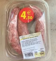 Mängden socker i Saucisse de Toulouse Brasse