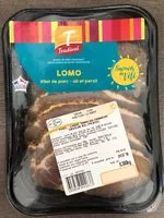 Mängden socker i Lomo filet de porc ail et persil
