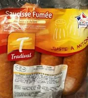 Mängden socker i Saucisse fumée