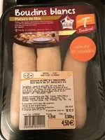 Mängden socker i Boudins blancs a l’ancienne aux noix de saint jacques