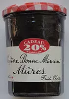 Mängden socker i Confiture Bonne Maman Mûres