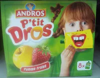 Mängden socker i P'tit Dros Pomme Fraise