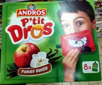 Mängden socker i P'tit Dros Pomme Vanille