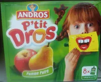 Mängden socker i P'tit Dros Pomme Poire
