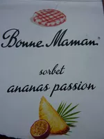 Mängden socker i Sorbet ananas passion