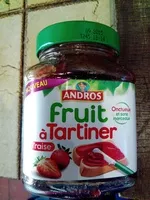 Mängden socker i Fruit à tartiner Fraise
