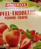 Mängden socker i Dessert fruitier pomme fraise