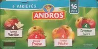 Mängden socker i Compote Vanille-Fraise-Pêche-Pomme