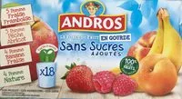 Mängden socker i Compotes en gourde aux fruits sans sucres ajoutés