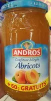 Mängden socker i Confiture allégée abricots