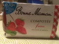 Mängden socker i Bonne Maman compotée Fraises infusion basilic
