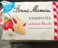 Mängden socker i compotée nectarines blanches