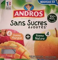 Mängden socker i Pomme Mangue Sans Sucres Ajoutés