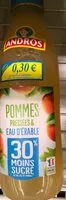 Mängden socker i Pommes eau d'erable -30% de sucre
