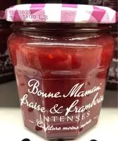 Mängden socker i Confitures moins sucrée - Fraise & framboise intense
