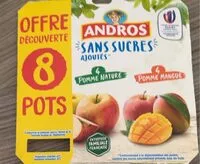 Mängden socker i Dessert fruitier sans sucres ajoutés