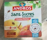 Mängden socker i Compote Pomme Pêche Sans Sucres Ajoutés