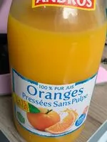 Mängden socker i Jus d'orange sans pulpes