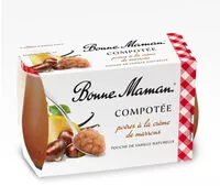 Mängden socker i Compotée poire à la crème de marron