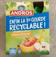 Mängden socker i Dessert fruitier Pomme banane