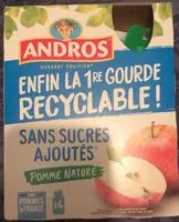 Mängden socker i Compote pomme nature Andros SSA