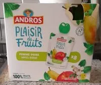 Mängden socker i Andros pomme-poire