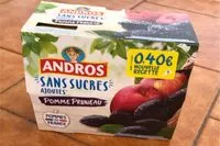 Mängden socker i Compote pomme pruneau