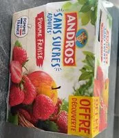 Mängden socker i Compote Pomme Fraise SSA