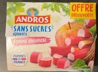 Mängden socker i Andros Pomme Rhubarbe