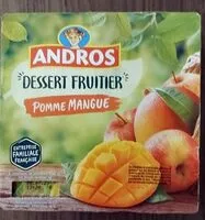 Mängden socker i Dessert fruitier pomme mangue
