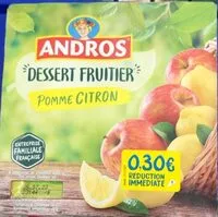 Mängden socker i Dessert fruitier pomme citron